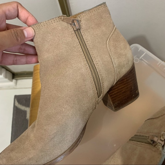 Aldo Taupe Faux Suede Boots - Picture 6 of 8